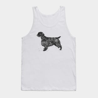 welsh springer spaniel black and white art Tank Top